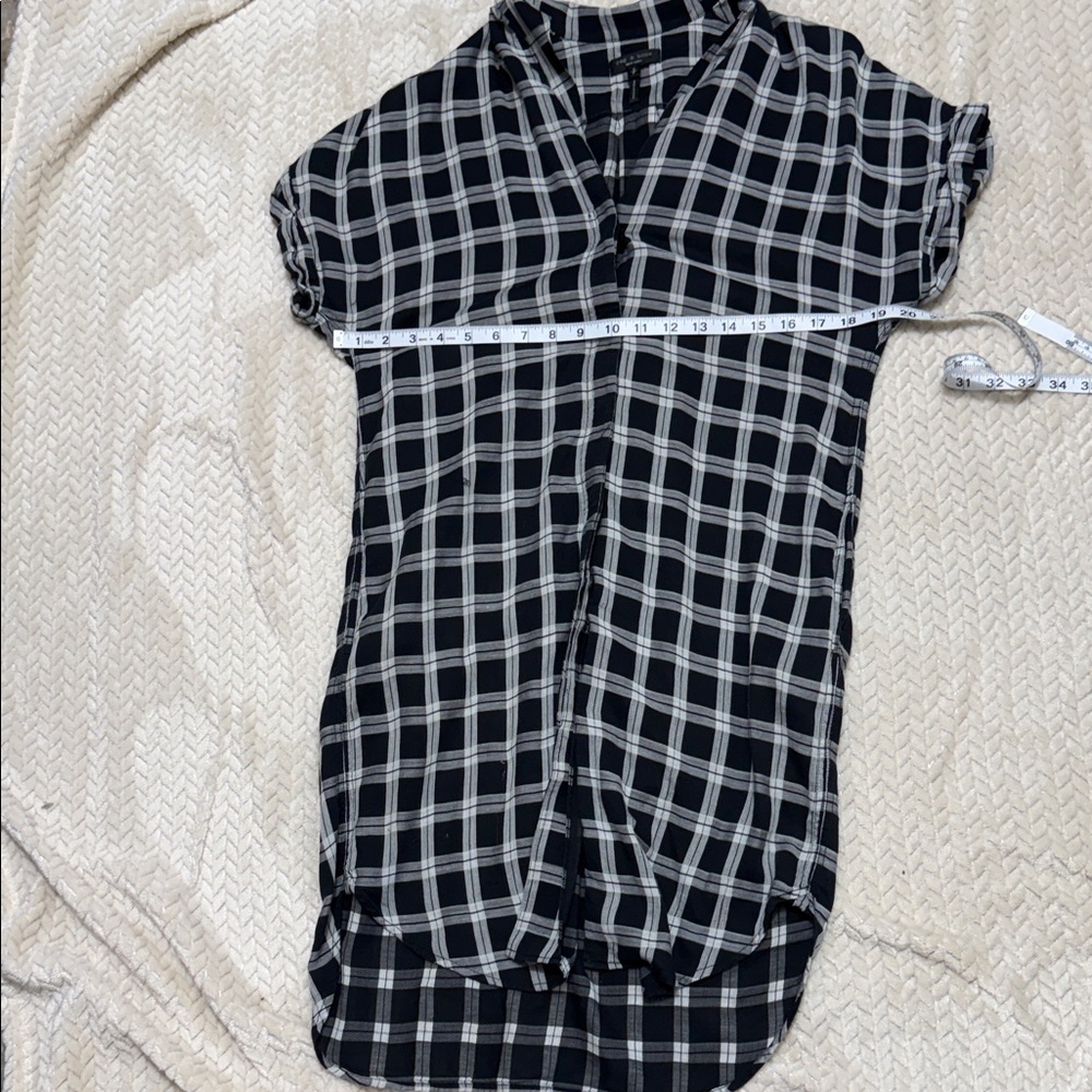 Rag & Bone Monochrome Plaid Shirt